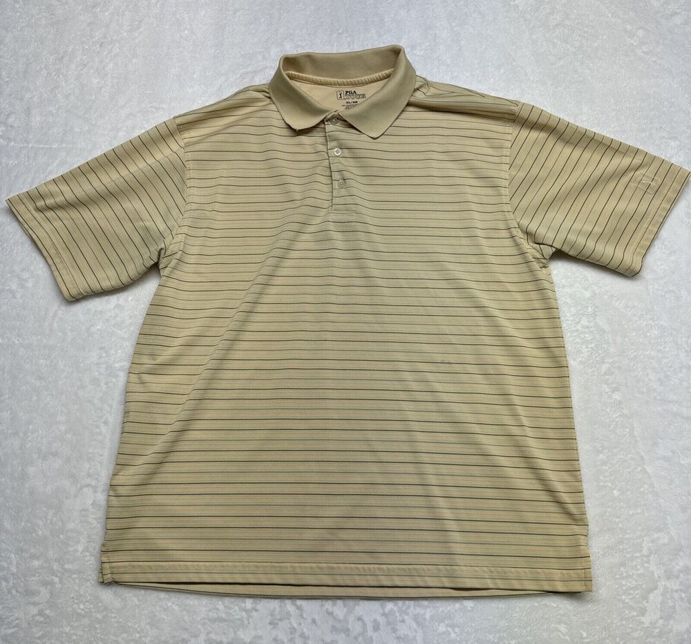 PGA Tour  Mens XL  PoloAthletic Fit Shirt Golf.